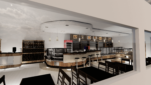 Cafétéria avec bar