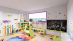 Crèche et jeux pour enfant