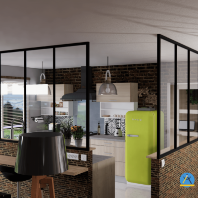 Salon vers cuisine Salon vers cuisine